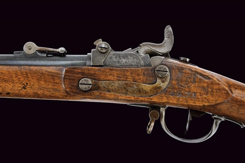 Fucile Mod. 1842/59/67 Milbank-Amsler, Francotte, Svizzera, lunghezza 146,8 cm