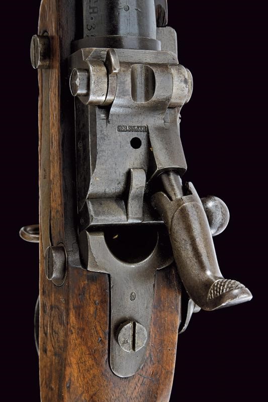 Fucile Mod. 1842/59/67 Milbank-Amsler, Francotte, Svizzera, lunghezza 146,8 cm