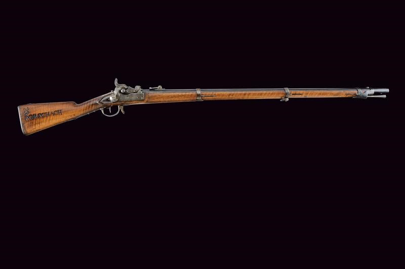 Fucile Mod. 1842/59/67 Milbank-Amsler, Francotte, Svizzera, lunghezza 146,8 cm