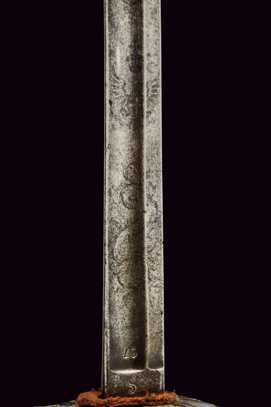 Sciabola da ufficiale del Reggimento Ussari di Piacenza, Italia, lunghezza 95 cm