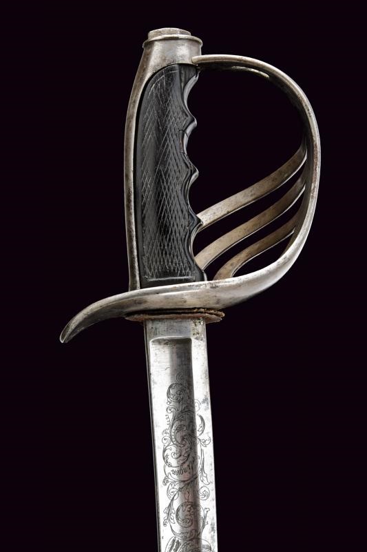 Sciabola da ufficiale di cavalleria, modello 1864, Regno d'Italia