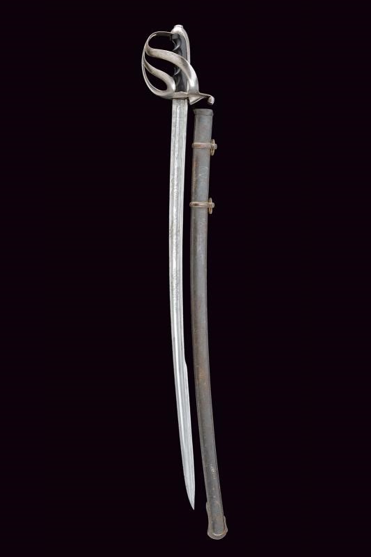 Sciabola da ufficiale di artiglieria a cavallo, Regno d'Italia, lunghezza 102.5 cm