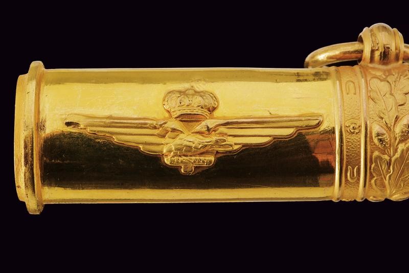 Spada da ufficiale della Regia Aeronautica, Regno d'Italia, lunghezza 87 cm
