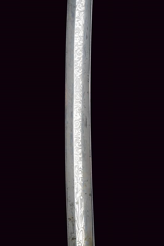 Sciabola da ussaro, Granducato di Toscana, lunghezza 94 cm