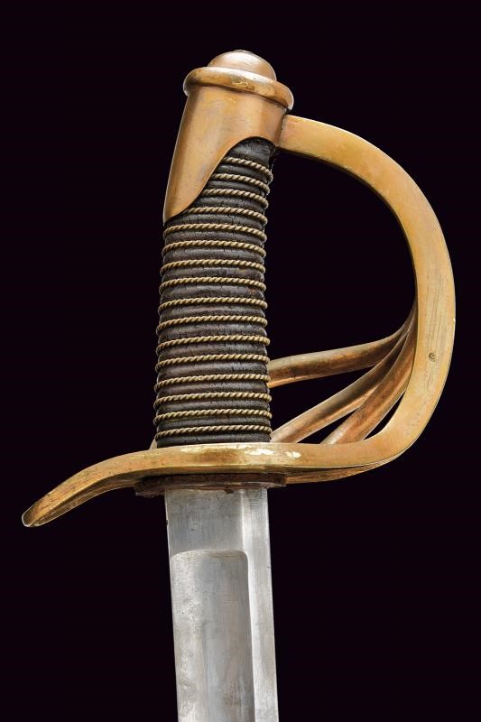 Sciabola da truppa dei cacciatori a cavallo, Regno delle Due Sicilie, lunghezza 103 cm