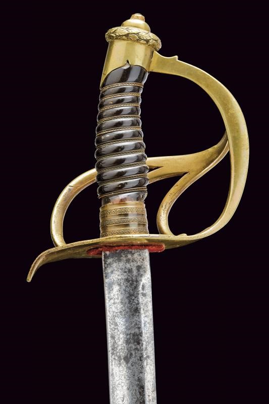 Sciabola da ufficiale dei cacciatori a cavallo, Regno delle Due Sicilie, 1848