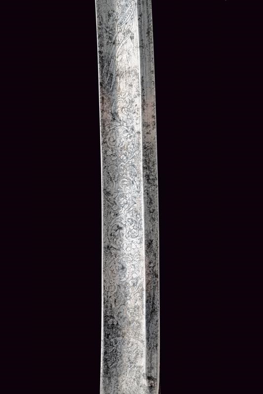 Sciabola da ufficiale dei cacciatori a cavallo, Regno delle Due Sicilie, 1848