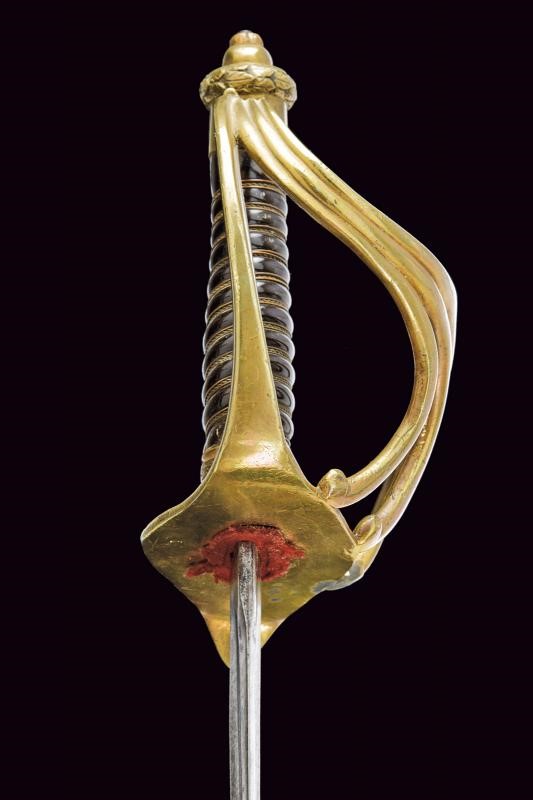 Sciabola da ufficiale dei cacciatori a cavallo, Regno delle Due Sicilie, 1848