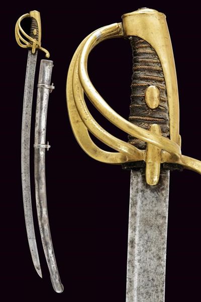 Sciabola da truppa di cavalleria leggera, Mod. AN XI, lunghezza 101 cm