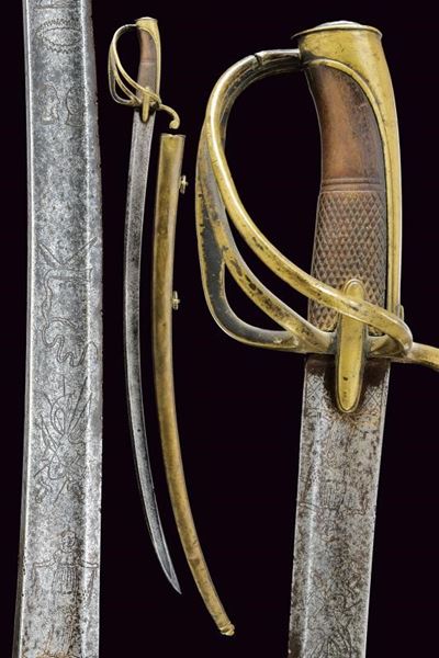 Sciabola da ufficiale di cavalleria, Europa, lunghezza 89.5 cm