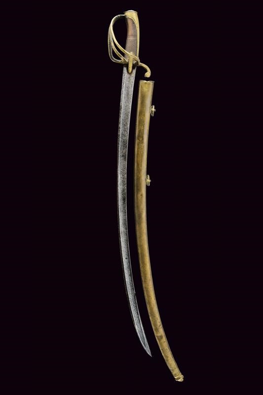 Sciabola da ufficiale di cavalleria, Europa, lunghezza 89.5 cm