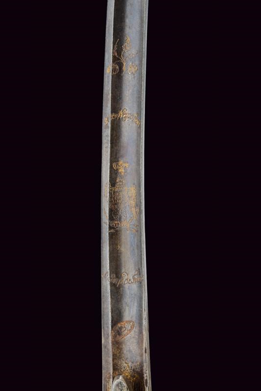Sciabola da ufficiale, Regno di Vestfalia, lunghezza 88 cm