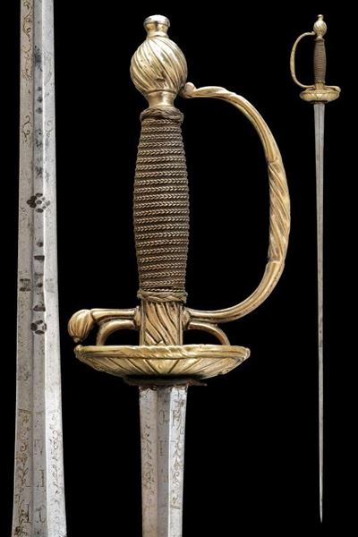 Spadino da Ufficiale, Modello 1774, Regno di Sardegna