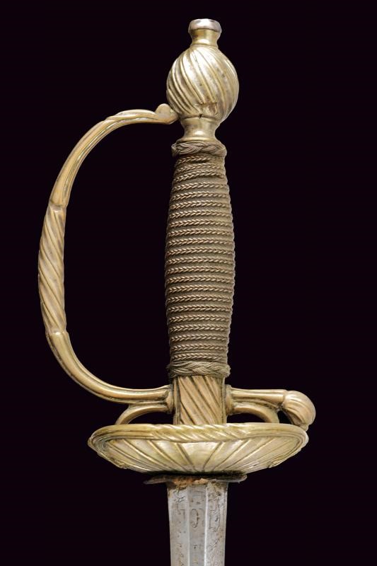 Spadino da Ufficiale, Modello 1774, Regno di Sardegna