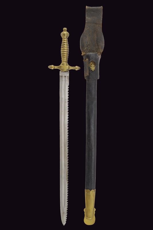 Daga a sega della Guardia Nazionale, Italia, lunghezza 60.5 cm