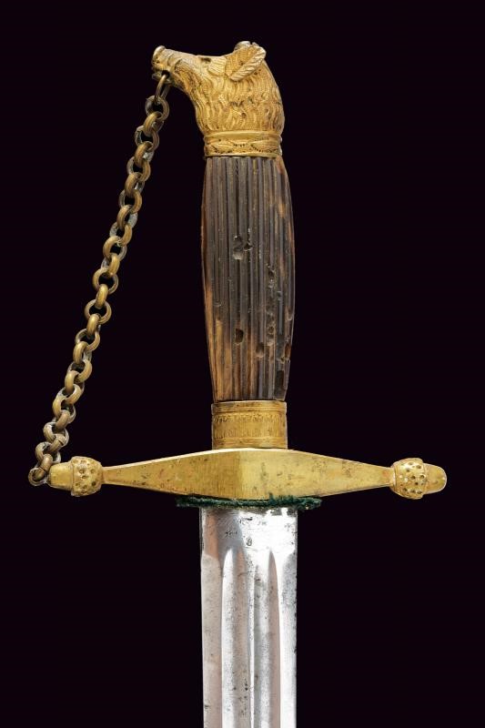 Daga da ufficiale forestale, Piemonte, lunghezza 68.2 cm