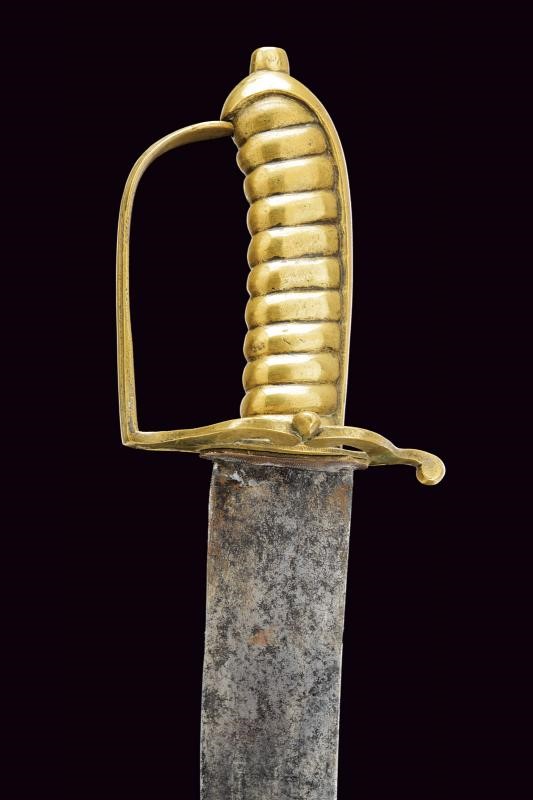Raro sabro da artiglieria Mod. 1777, Piemonte, lunghezza 70 cm