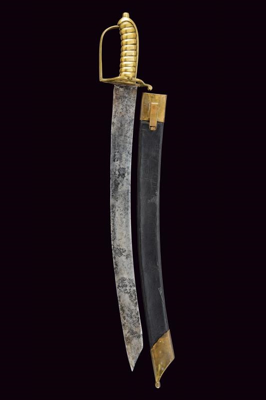 Raro sabro da artiglieria Mod. 1777, Piemonte, lunghezza 70 cm