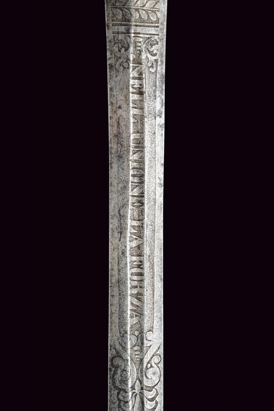 Daga della Guardia Civica Lombarda, Lombardia, lunghezza 64 cm