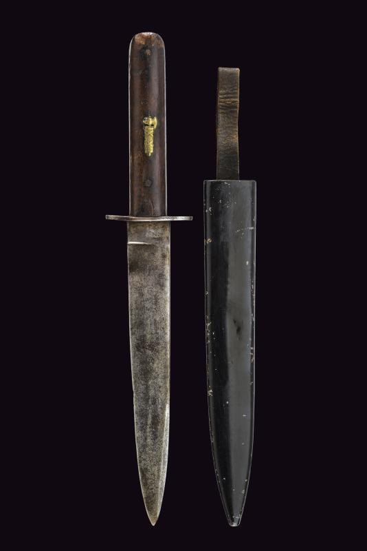 Pugnale Grabendolch, Italia o Austria, lunghezza 32.7 cm