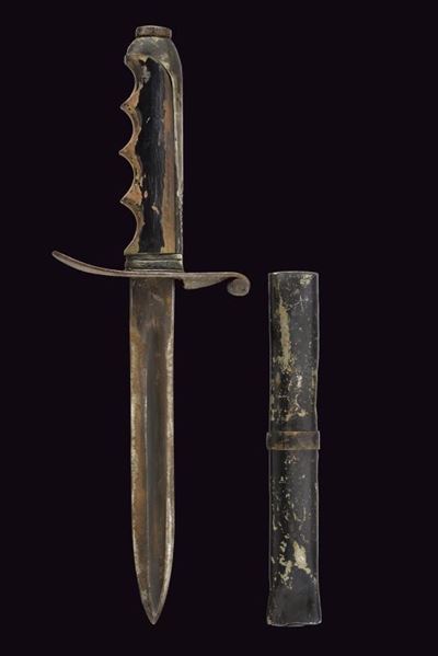 Pugnale composito, Regno d'Italia, lunghezza 29.3 cm.