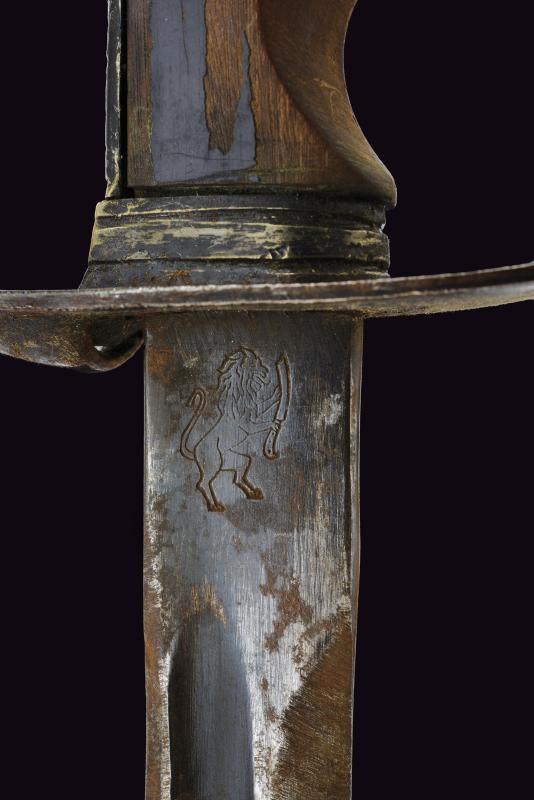 Pugnale composito, Regno d'Italia, lunghezza 29.3 cm.