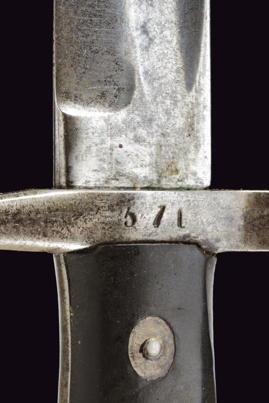 Vetterli, Baionetta Mod. 1870 con Molla Corta