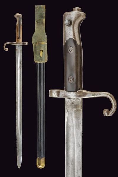 Baionetta Vetterli Mod. 1870, lama dritta con molla lunga