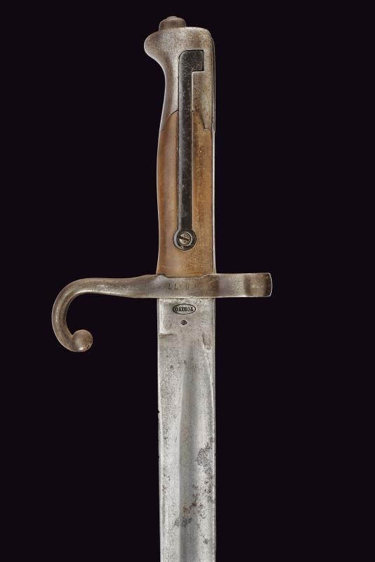 Baionetta Vetterli Mod. 1870, lama dritta con molla lunga
