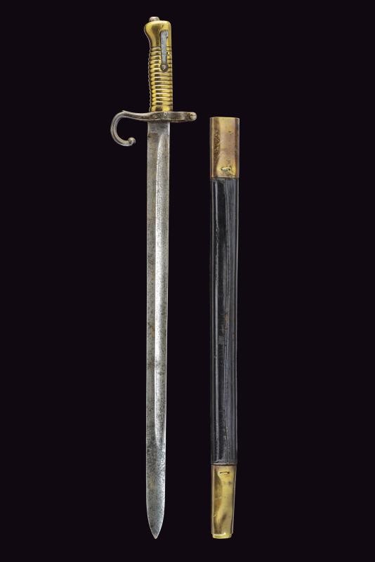 Baionetta Vetterli Mod. 1870, Regno d'Italia, lunghezza 63.5 cm