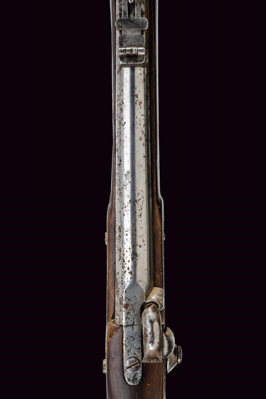 Fucile a luminello con baionetta pieghevole, Europa, lunghezza 122,7 cm