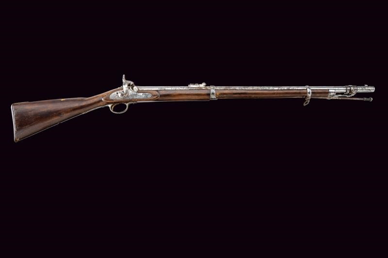 Fucile a luminello con baionetta pieghevole, Europa, lunghezza 122,7 cm