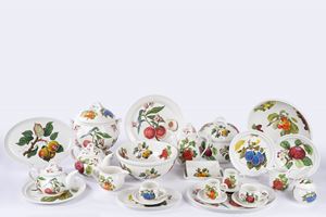 Porcelain service from the Pomona collection, Portmeirion, England, 20th century