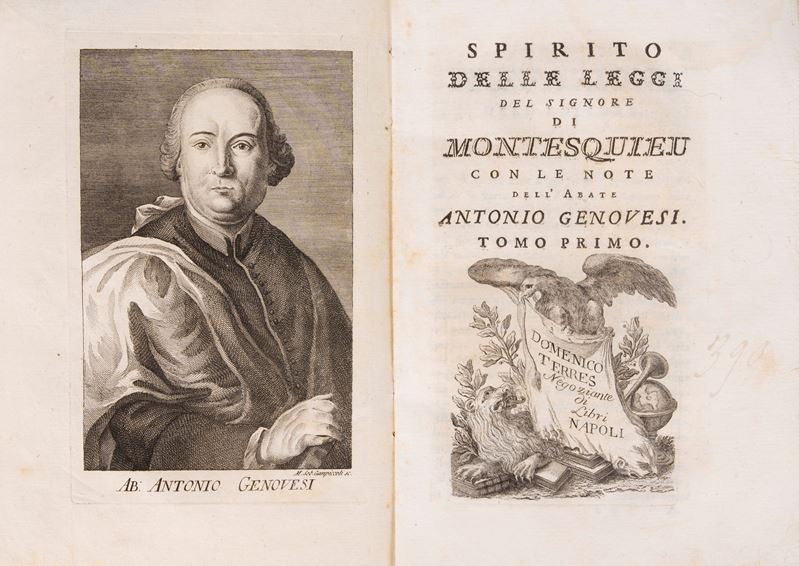 Spirito delle leggi del Signore di Montesquieu