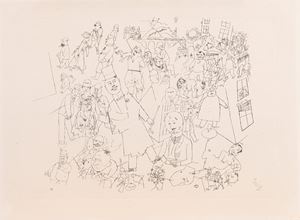 B&uuml;rgerliche Welt, table no. 18 from the Ecce Homo portfolio