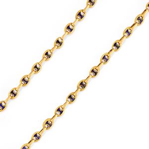 Enamel necklace