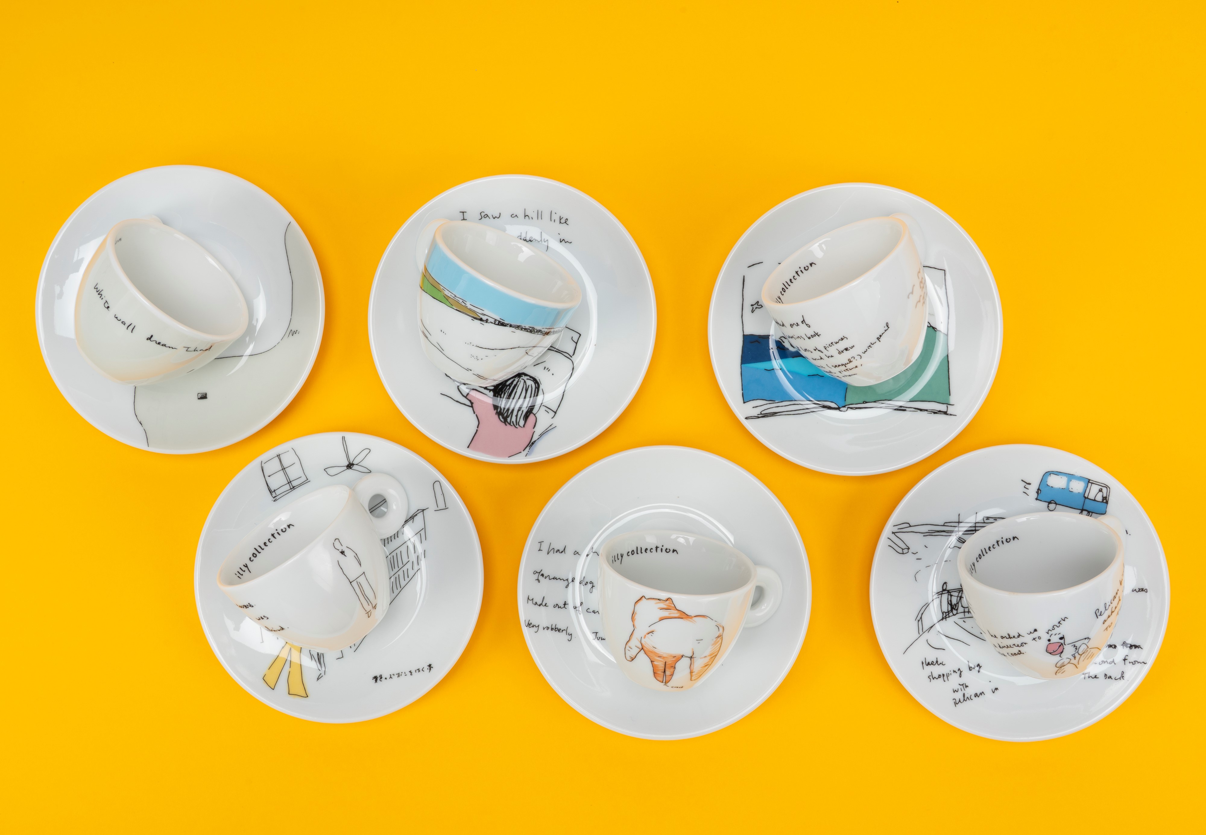 Shizuka Yokomizo - Rosenthal per Illycaffè. Servizio da caffè “Illy Collection Dream 2002” in por...