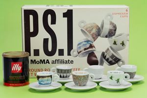 Decorated porcelain coffee service, PS1 A MoMA Affiliate Illy Art Collection, 2001
