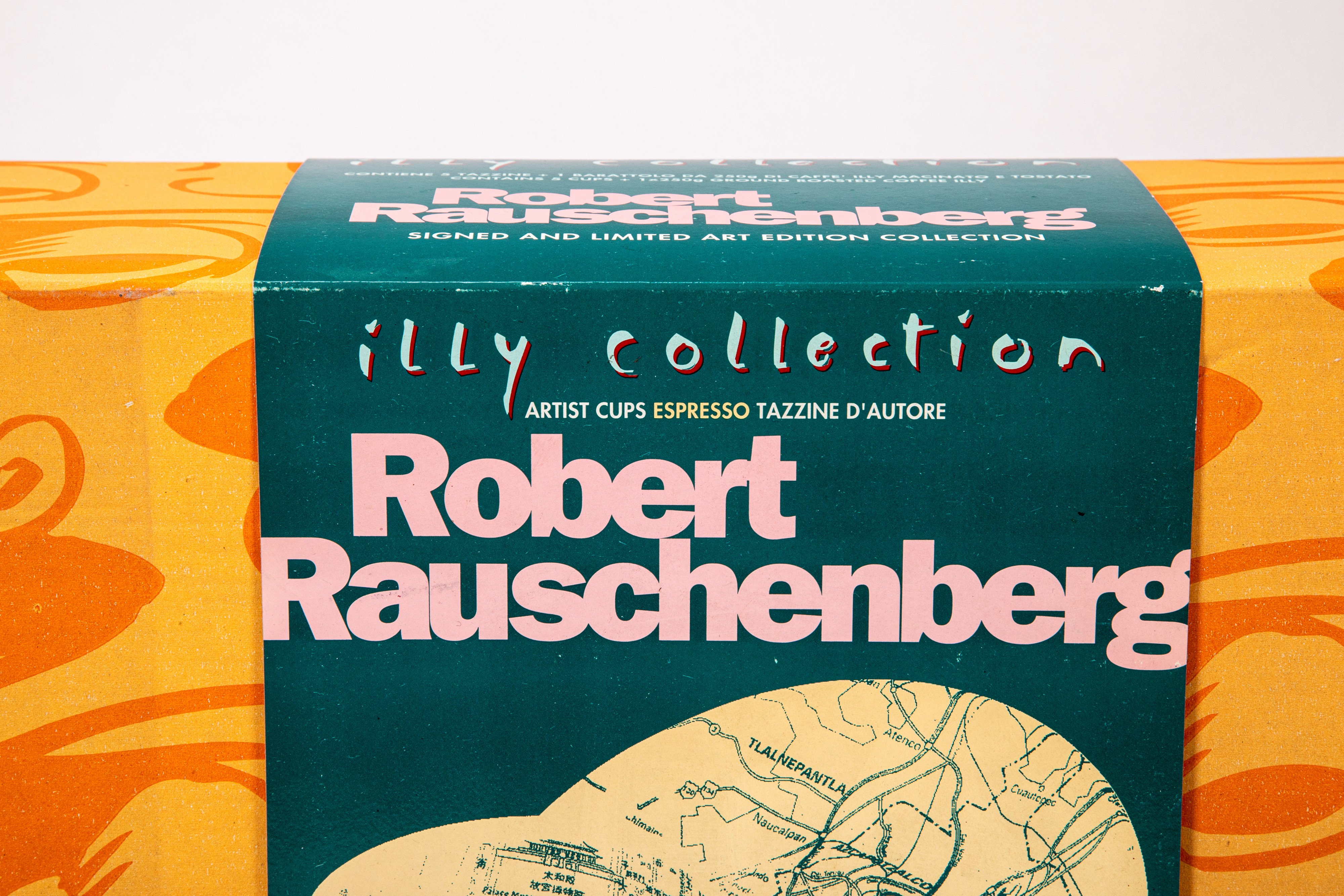 Set di cinque tazzine da espresso, edizione Illycaffè “Illy Collection”, numerate e firmate.