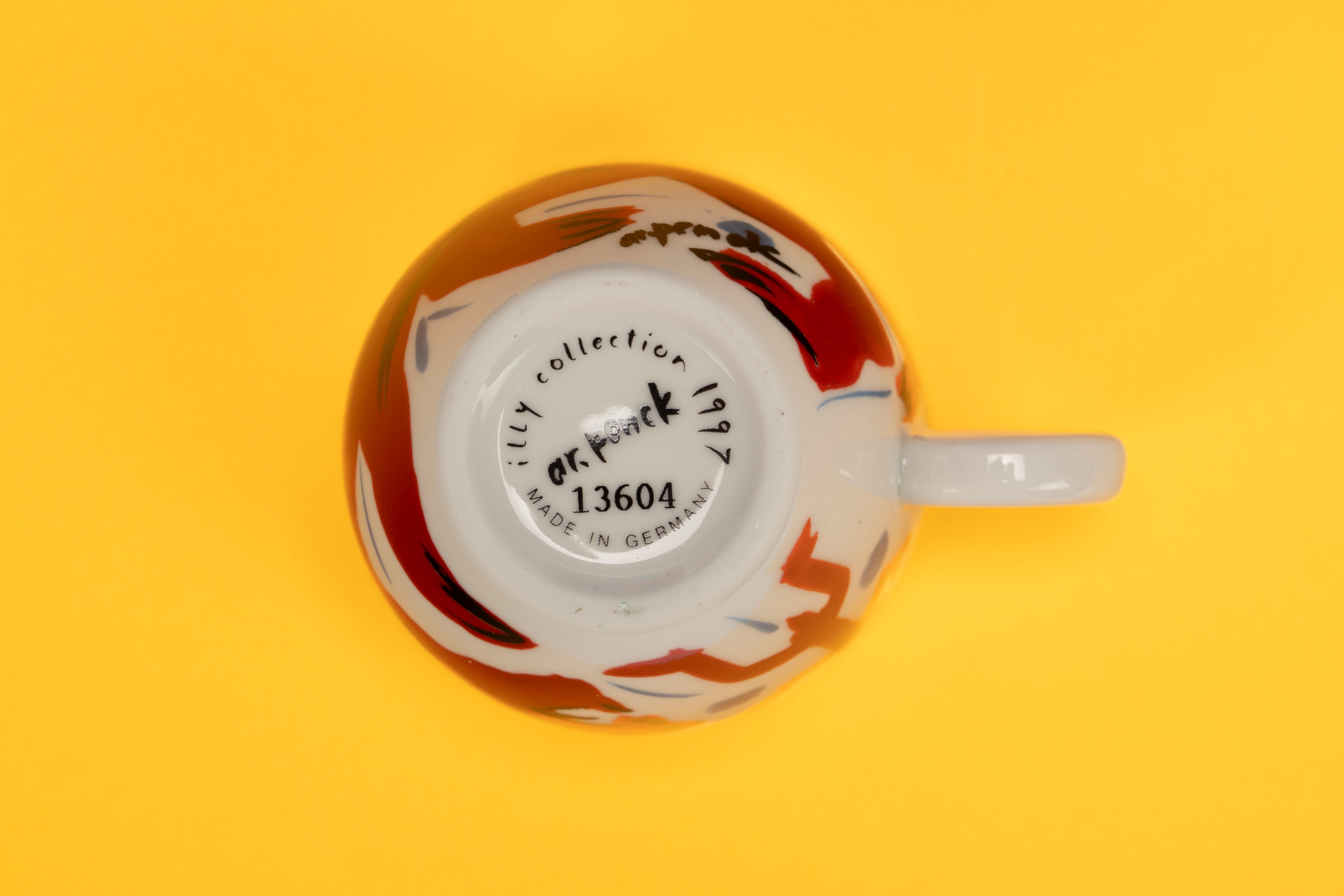 A.r. Penck - Servizio da caffè in porcellana “Illy Collection – Roma Aeterna” (1997)