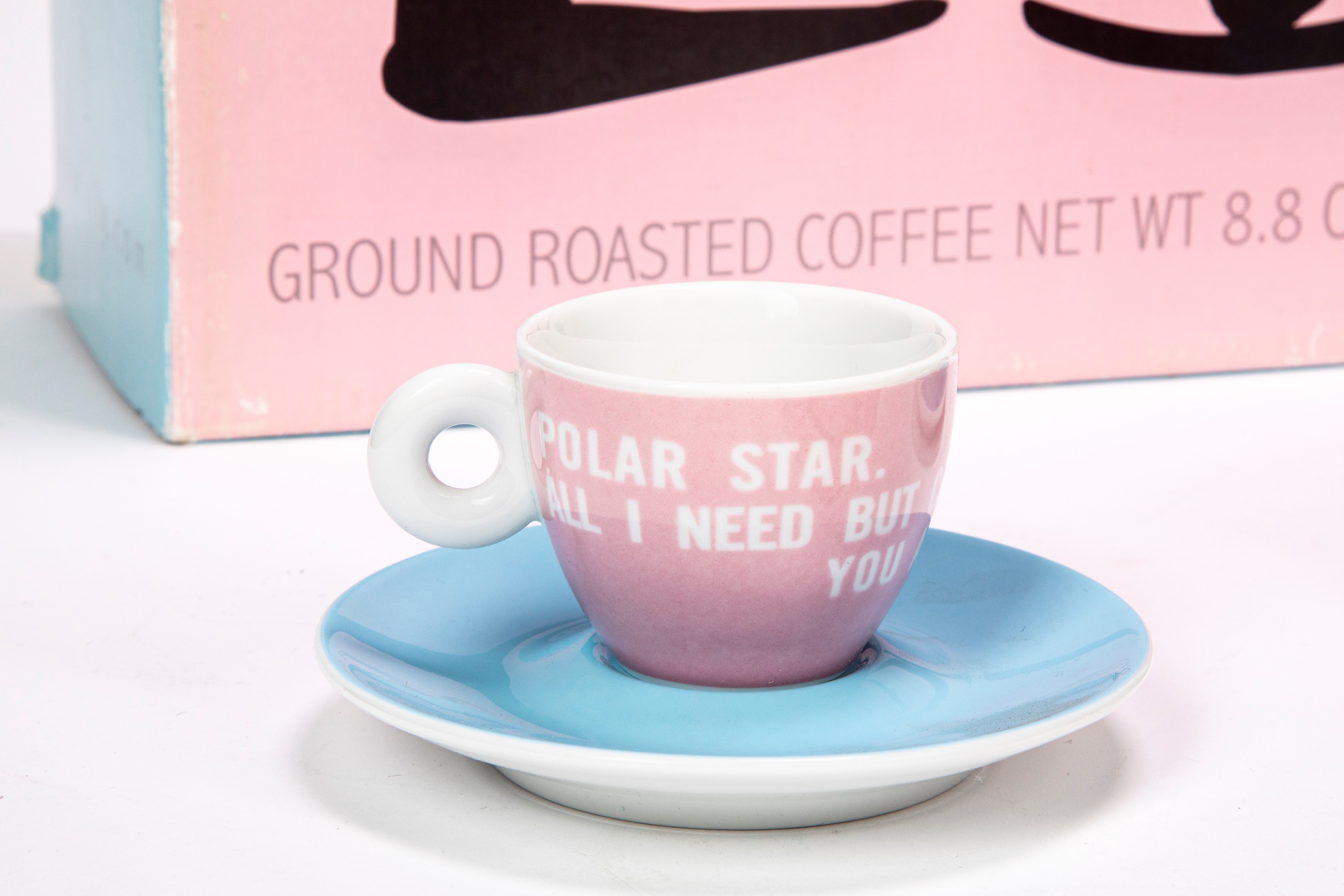 Louise Bourgeois "le jour la nuit le jour" Set di 4 tazzine da espresso, edizione Illycaffè “Illy...