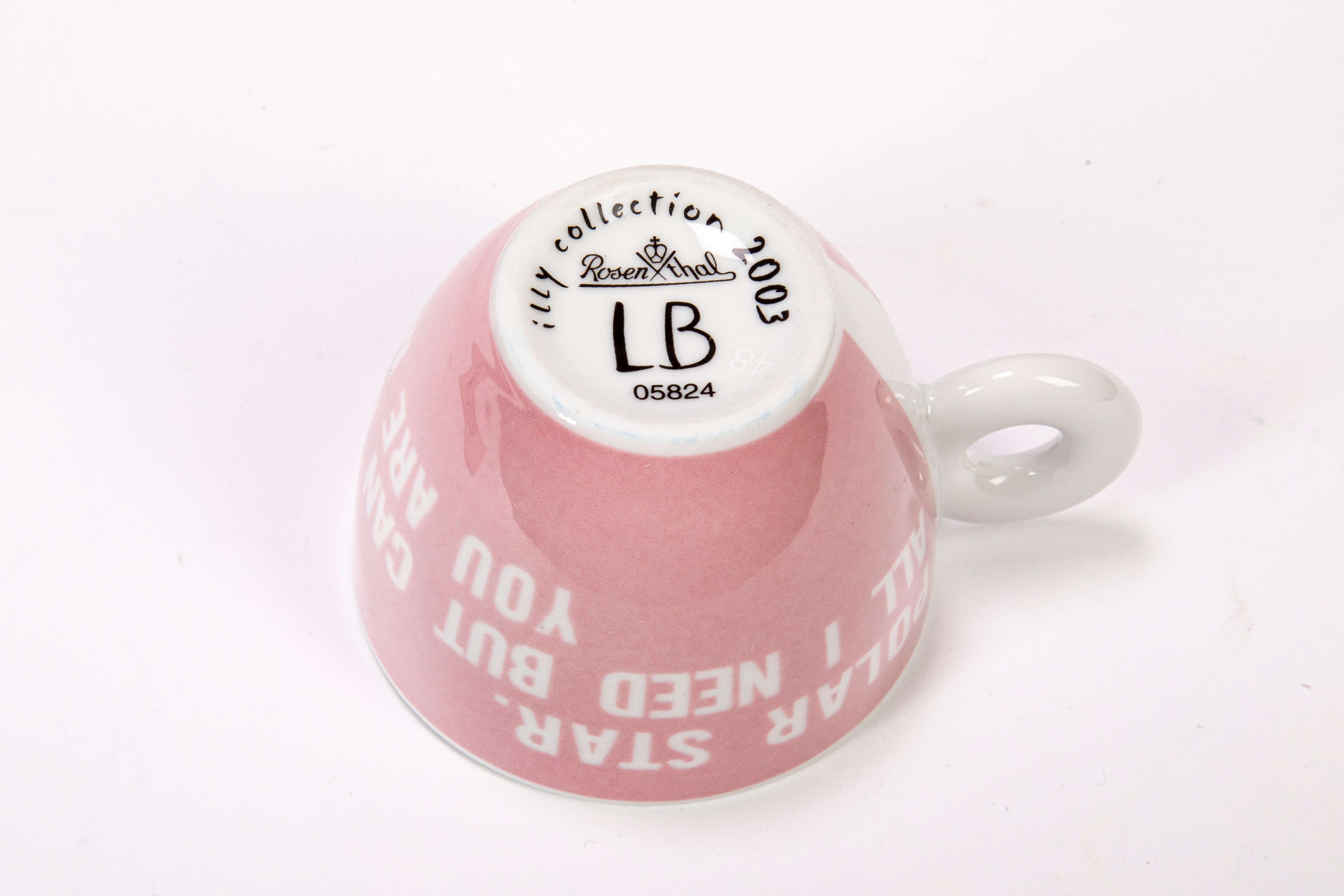 Louise Bourgeois "le jour la nuit le jour" Set di 4 tazzine da espresso, edizione Illycaffè “Illy...