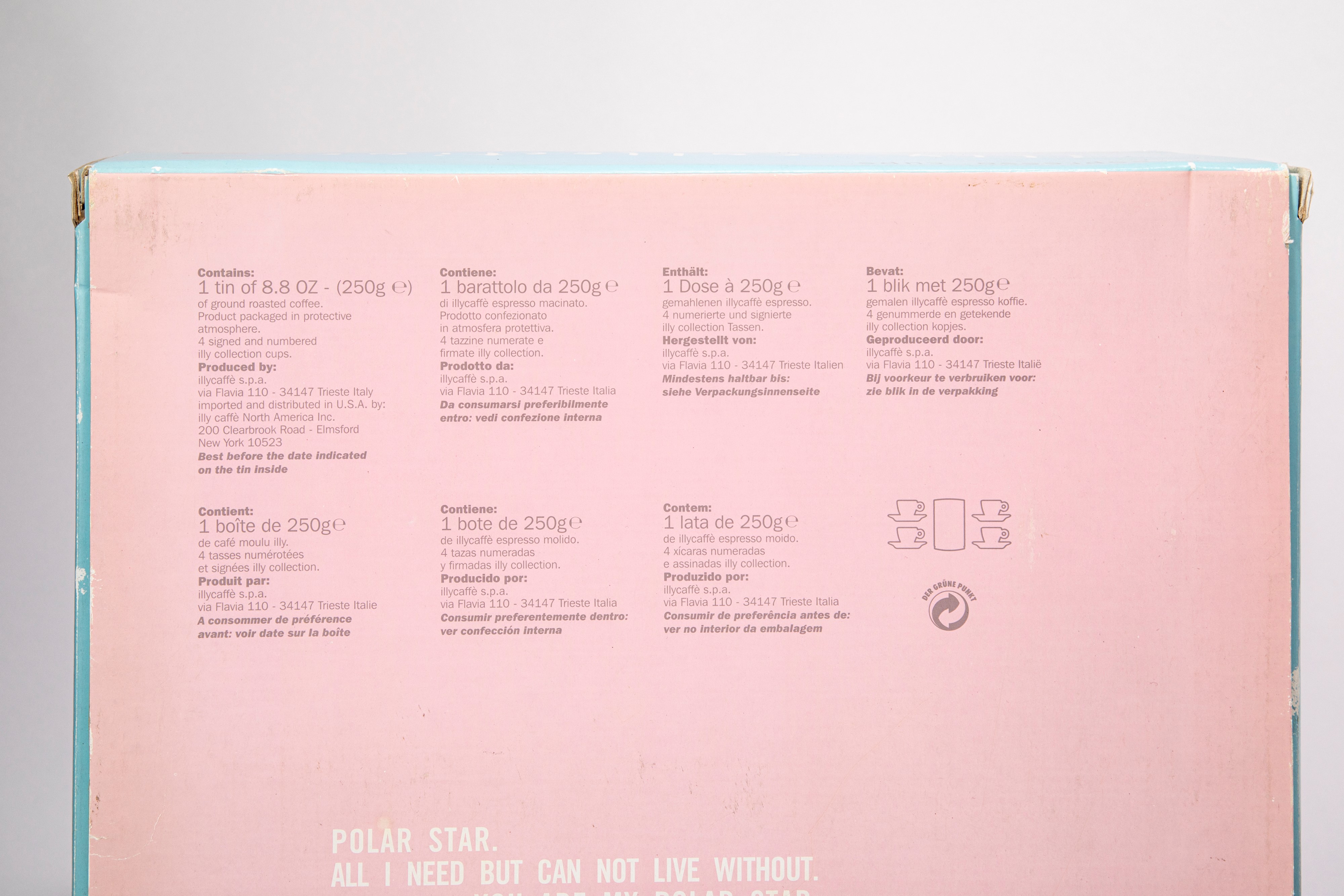 Louise Bourgeois "le jour la nuit le jour" Set di 4 tazzine da espresso, edizione Illycaffè “Illy...