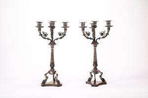 Coppia di candelabri