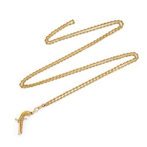 Chain with gun pendant