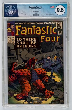 Fantastic Four #43 (UK Price Variant) - 9.6 EGC