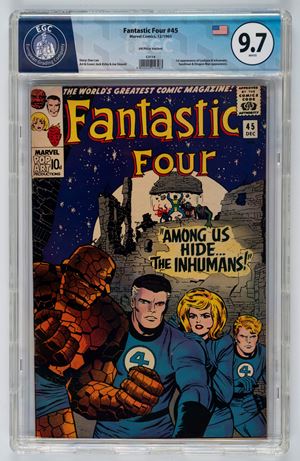 Fantastic Four #45 (UK Price Variant) - 9.7 EGC