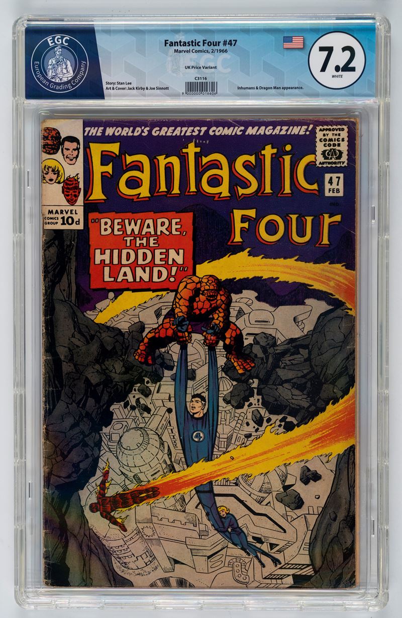 Fantastic Four #47 (UK Price Variant) - 7.2 EGC