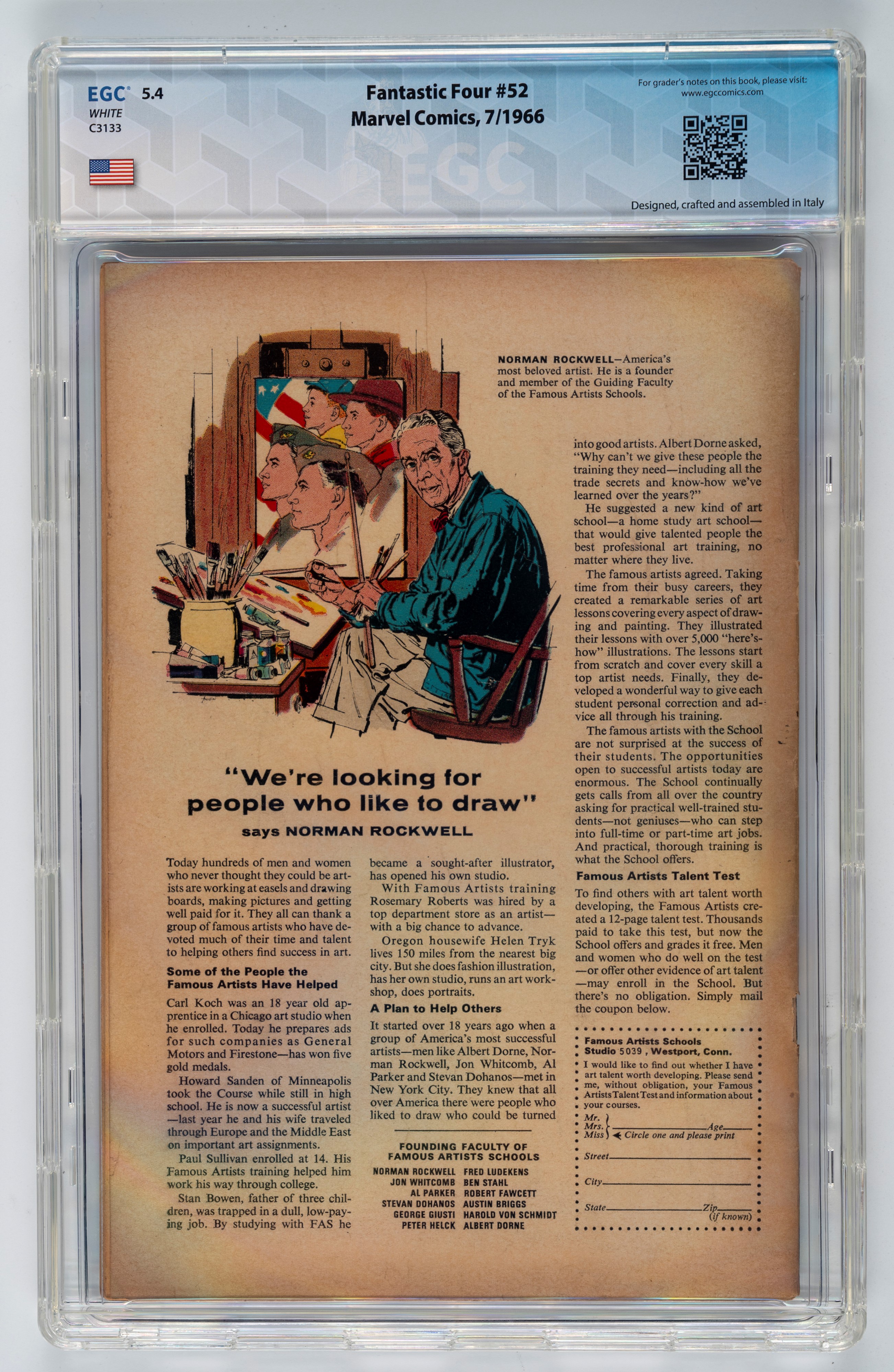 Fantastic Four #52 - 5.4 EGC