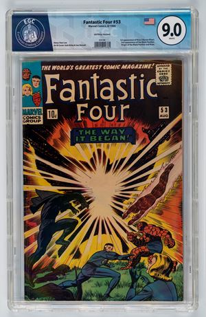 Fantastic Four #53 (UK Price Variant) - 9.0  EGC